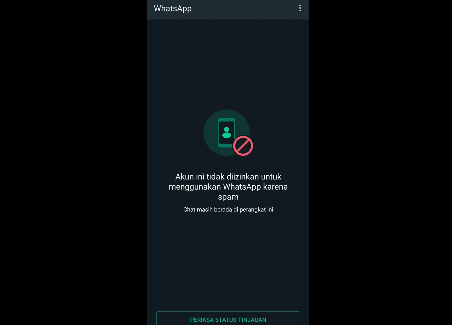 Penyebab dan Cara Mengatasi 'Akun Tidak Diizinkan karena Spam' di