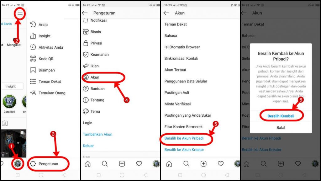 Cara Mengubah Akun Instagram Bisnis Menjadi Pribadi - Homecare24