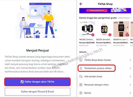 daftar tiktok affiliate program - racun shopee promo indonesia