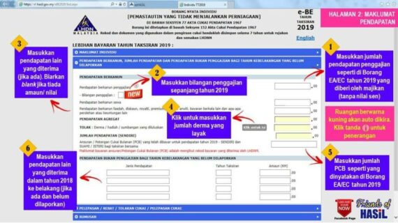 Terungkap Cara Isi E Filing Dari Ea Form Terpecaya