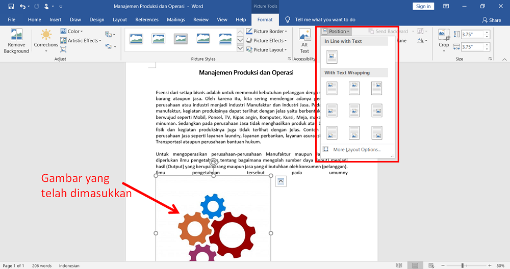 Cara Memasukkan Gambar ke Microsoft Word - Pusat Komputer