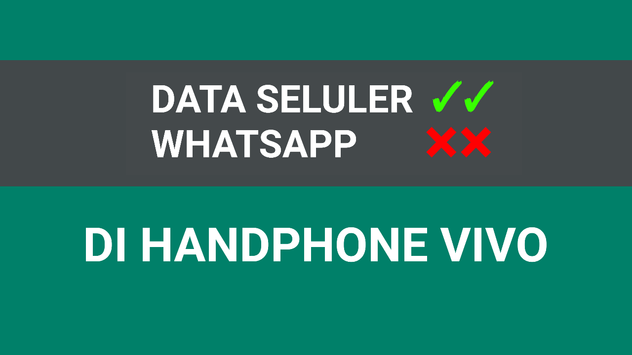 Cara Off WA tanpa Mematikan Data Seluler di Vivo - Wadulur