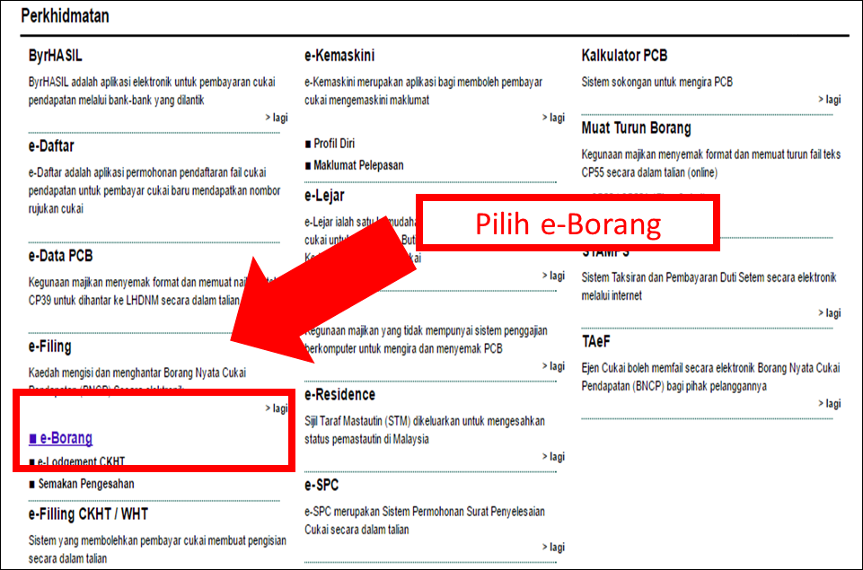 E Filing Panduan Lengkap Cara Mengisi Borang Cukai Pendapatan - Mobile