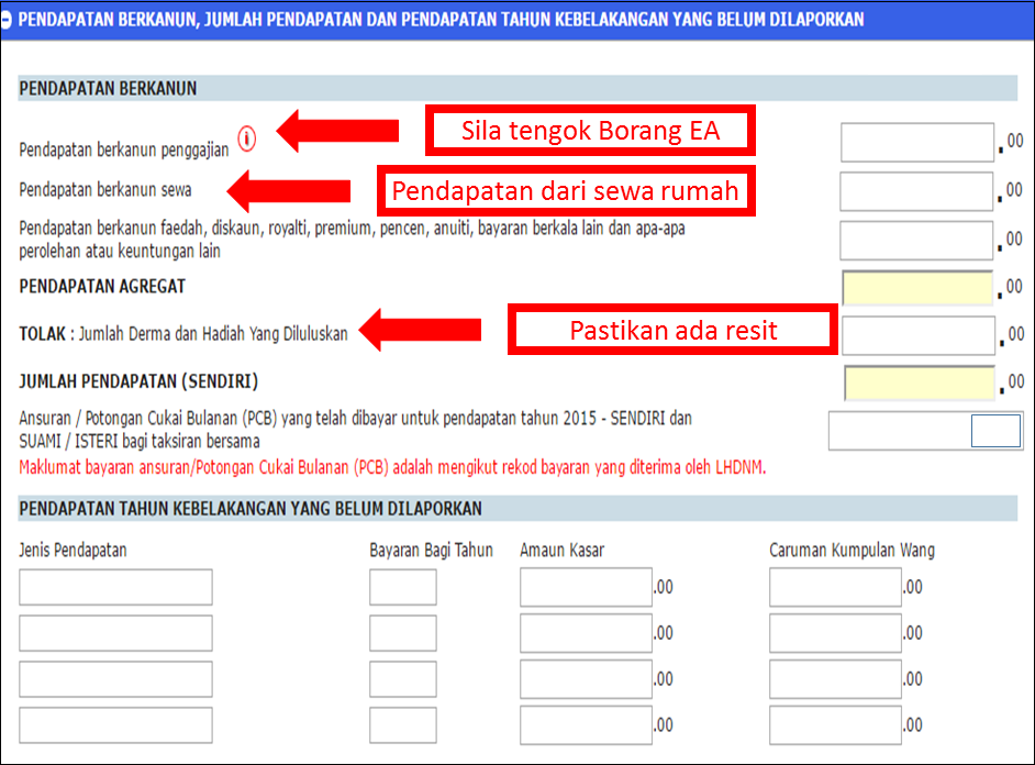 E Filing Panduan Lengkap Cara Mengisi Borang Cukai Pendapatan - Mobile
