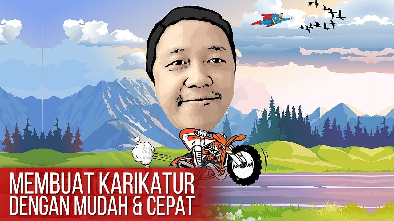 CARA MEMBUAT KARIKATUR DENGAN MUDAH DAN CEPAT Populer, Wuhan, Photoshop