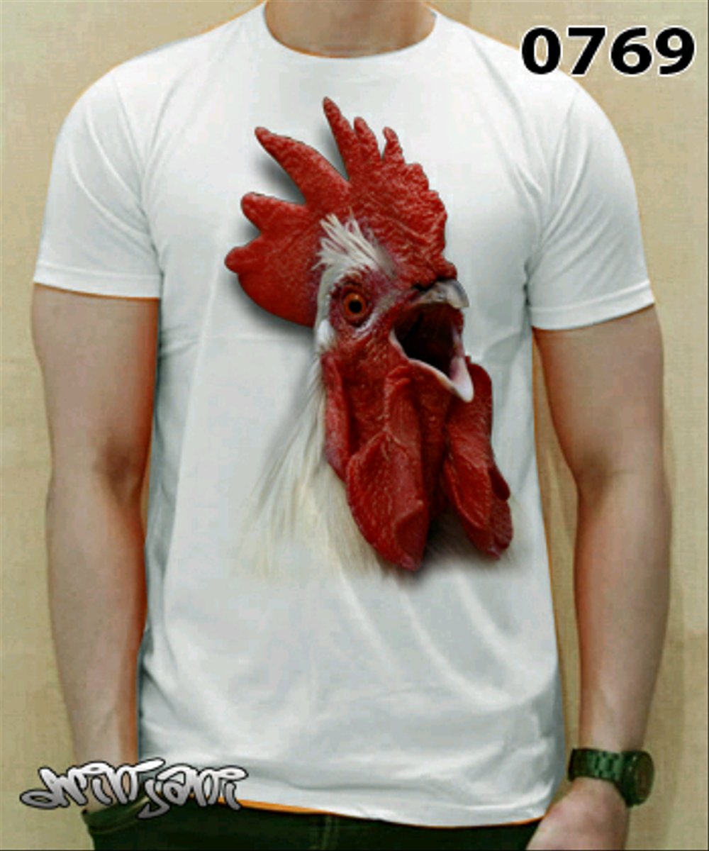 Desain Kaos Gambar Ayam Jago 2