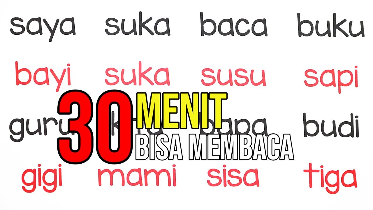 Belajar Membaca Anak SD Kelas 1