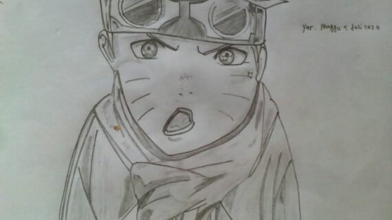 Wow! Cara Membuat Gambar Naruto Dengan Pensil Terpecaya