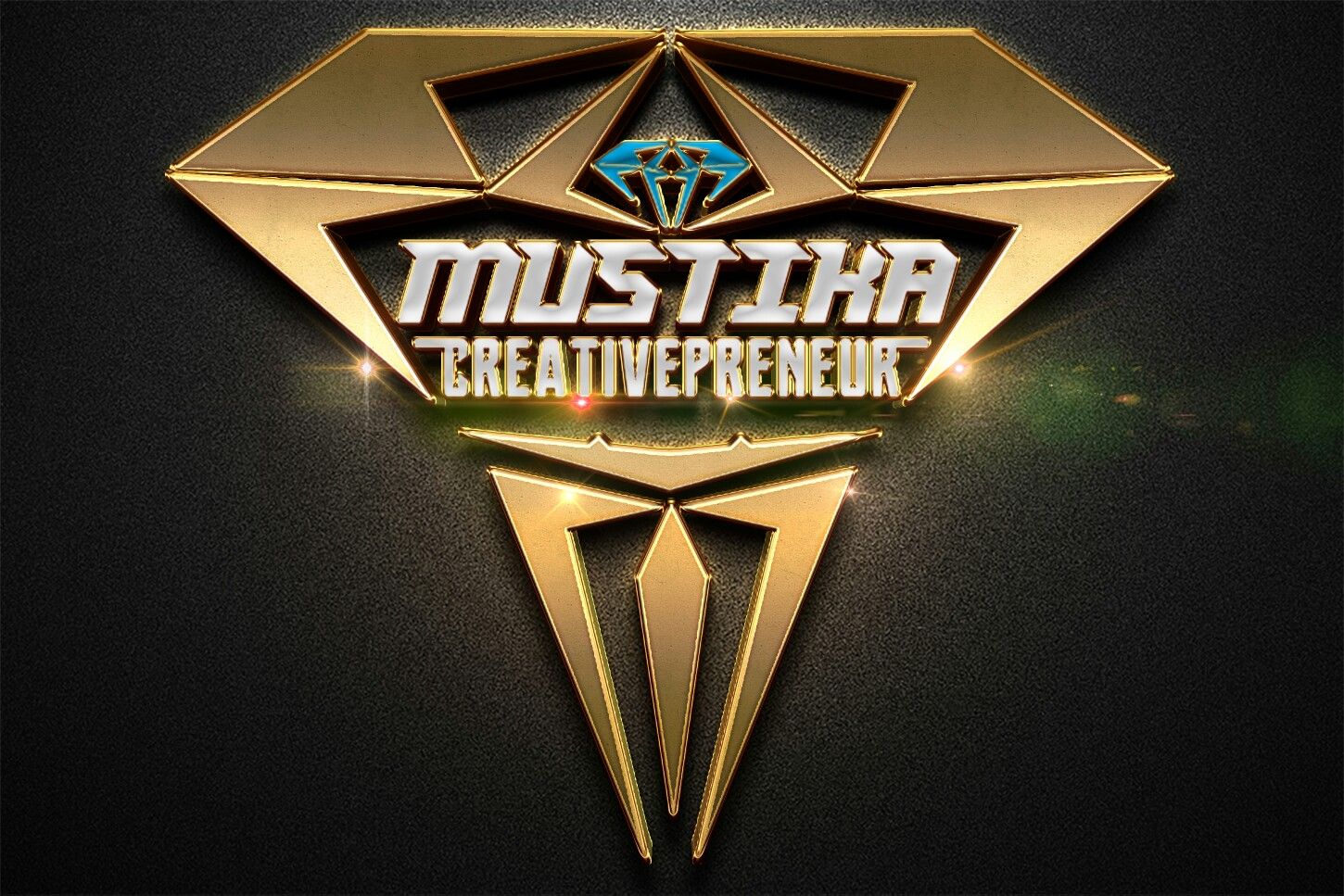 Logo 3D Photoshop - Tumbuh Tumbuhan