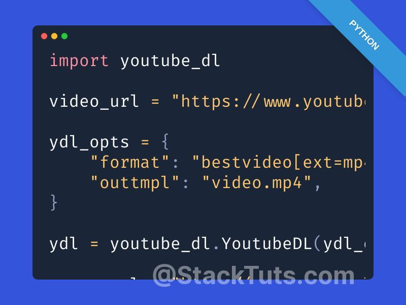 How to fix youtube_dl : error : youtube said: unable to extract video
