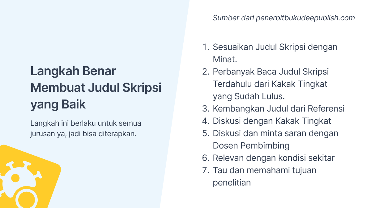 Cara Mencari dan Membuat Judul Skripsi [Panduan Lengkap]