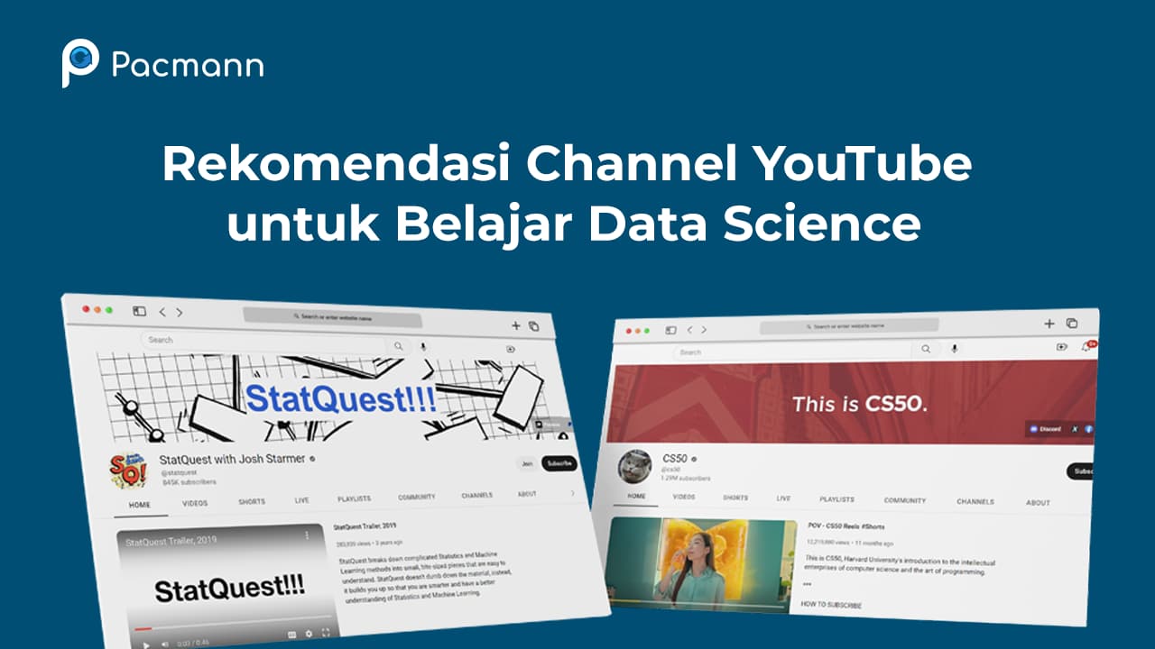 Thumbnail Rekomendasi Channel YouTube untuk Belajar Data Science