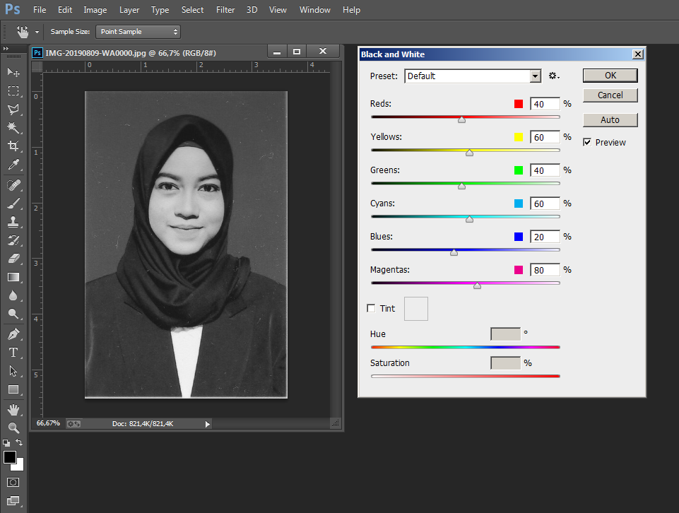 CARA EDIT GAMBAR BERWARNA JADI HITAM PUTIH | BloggingPath.Com