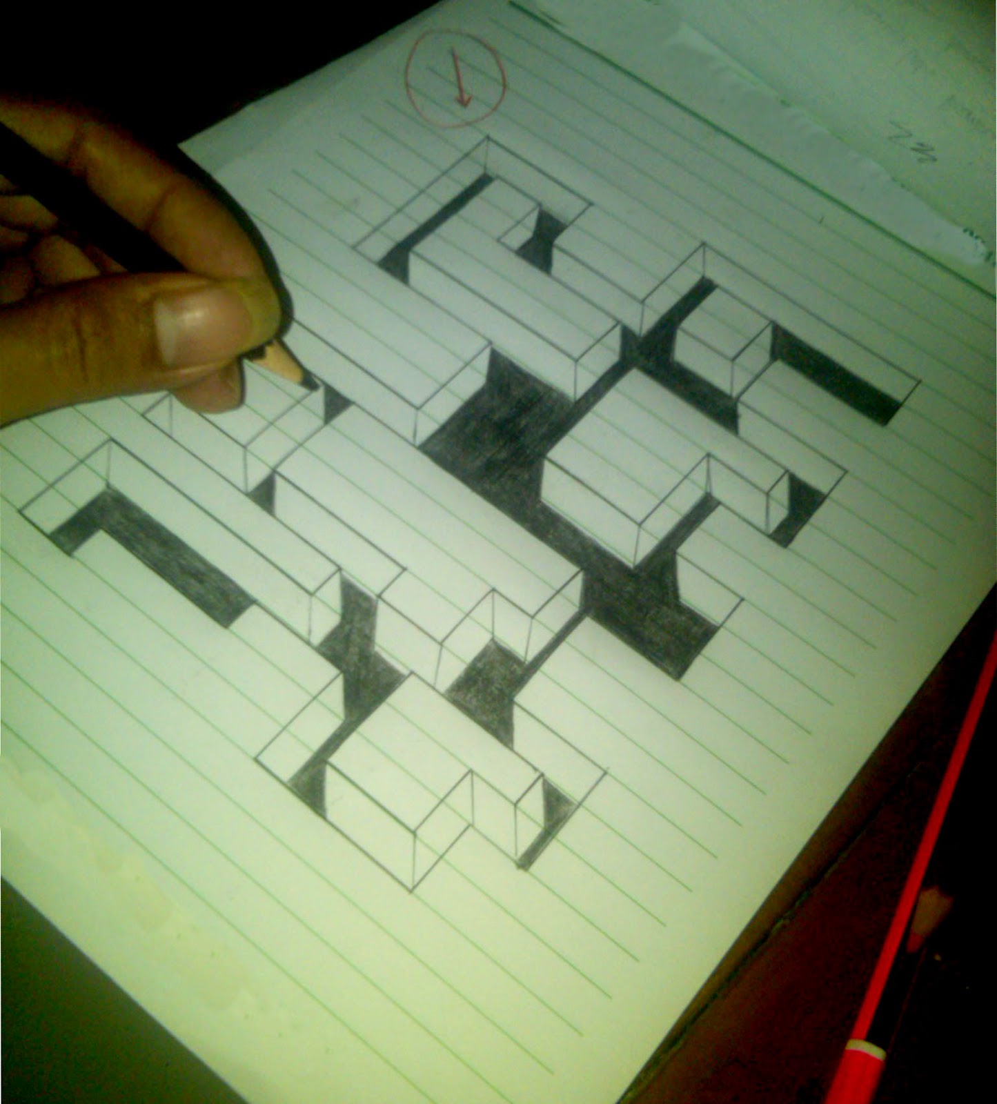 Gambar 3D Yang Mudah