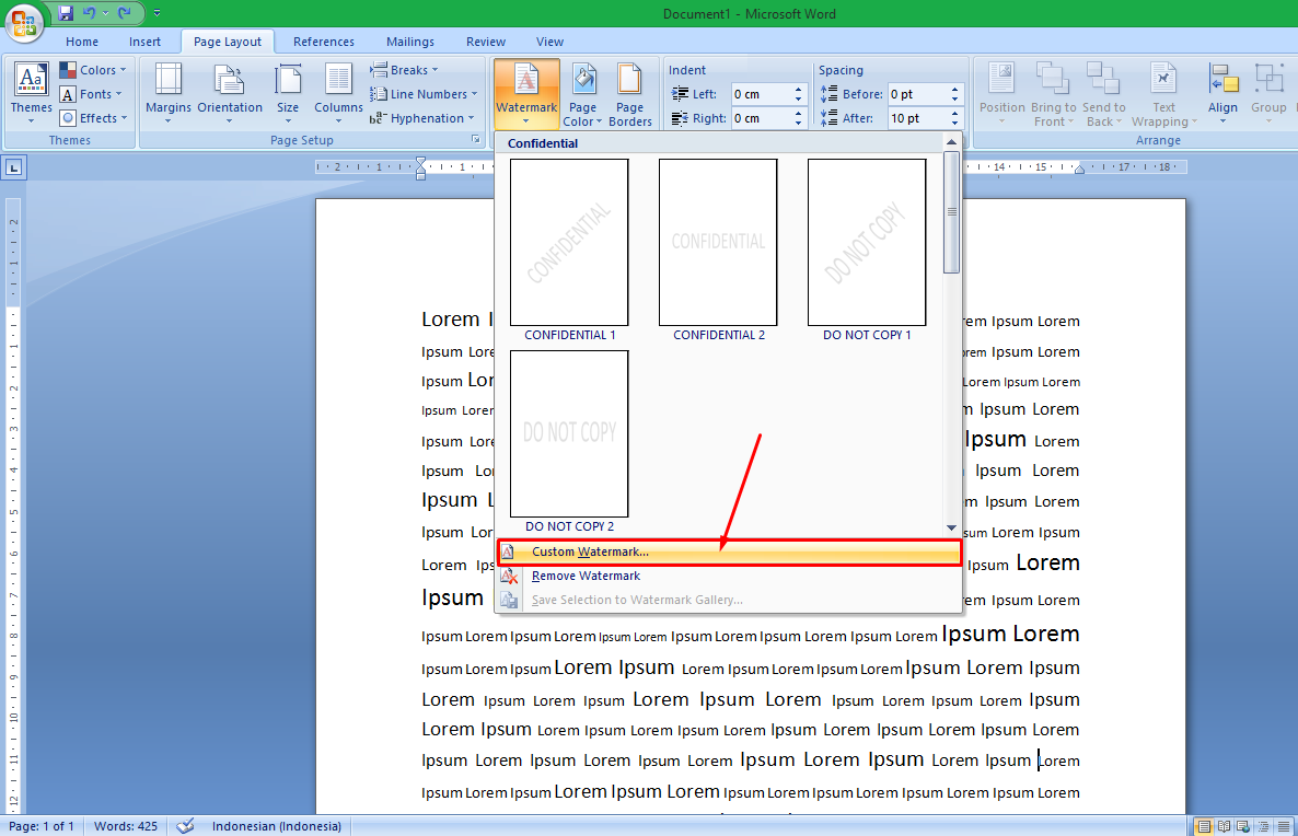 Gambar Mudah Memberi Warna Cell Tabel Microsoft Word Gambar Contoh