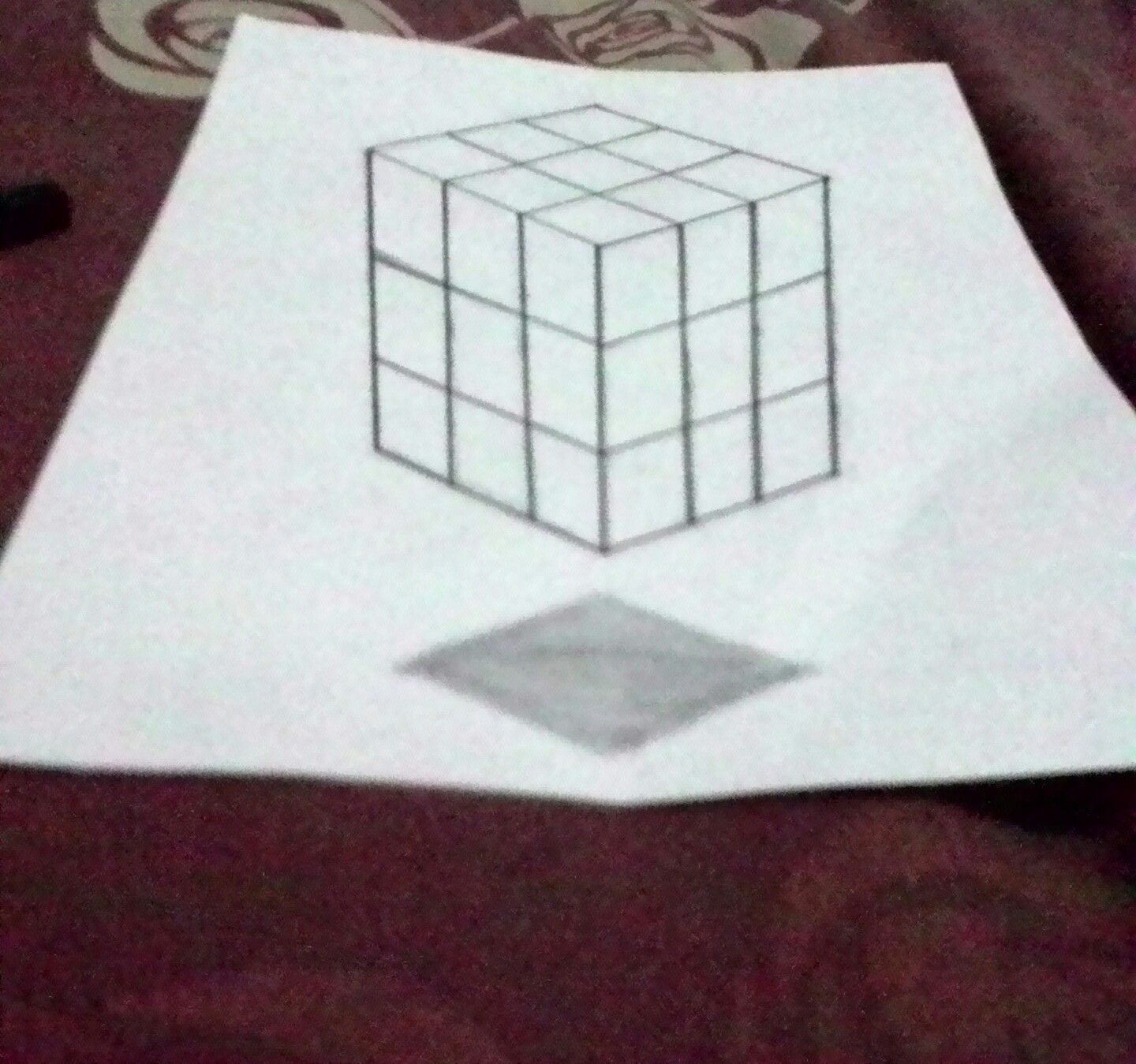 Gambar Sketsa 3 Dimensi - Satu Trik