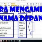 Terbongkar! Cara Mengambil Inisial Nama Di Excel Wajib Kamu Ketahui
