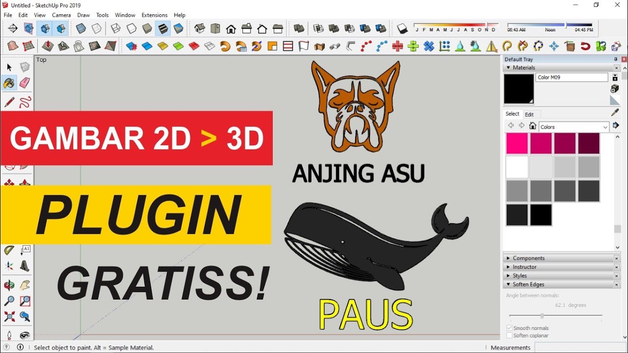 Gambar 2D Jadi 3D dengan Plugin Gratis