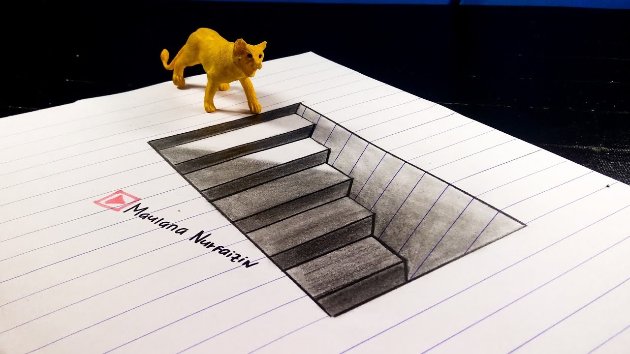 Gambar 3D Keren Dan Mudah / Tutorial Membuat Gambar 3d Di Photoshop