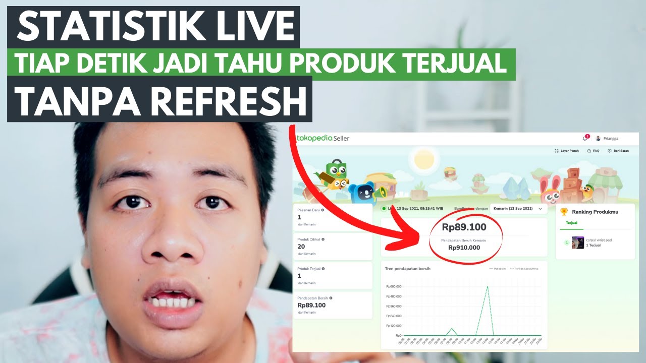 🔴 PRODUK TERJUAL KELIHATAN TIAP DETIK! CARA MELIHAT STATISTIK LIVE