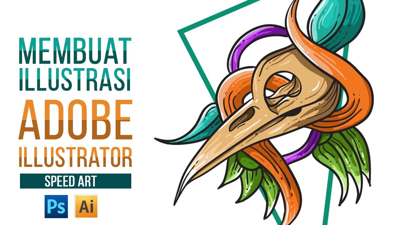 Gambar ilustrasi menggunakan Adobe Illustrator