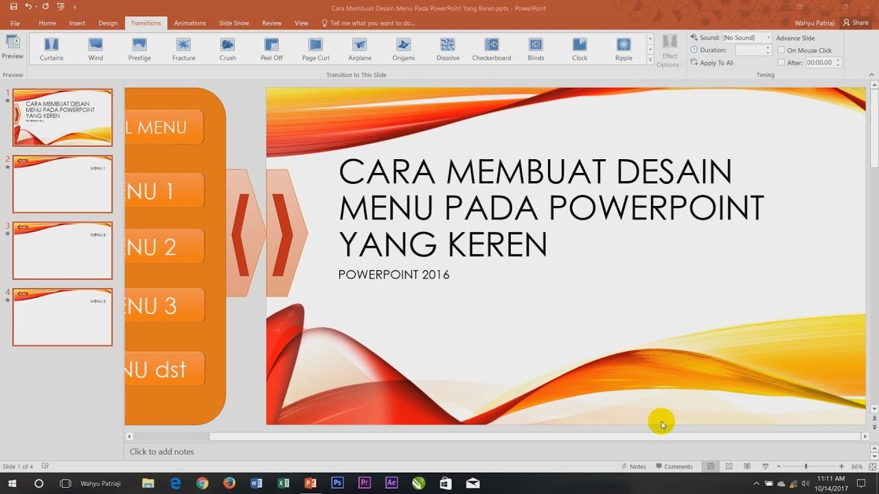 Cara Membuat Animasi Tulisan Keren Pada Powerpoint Youtube - Mobile Legends