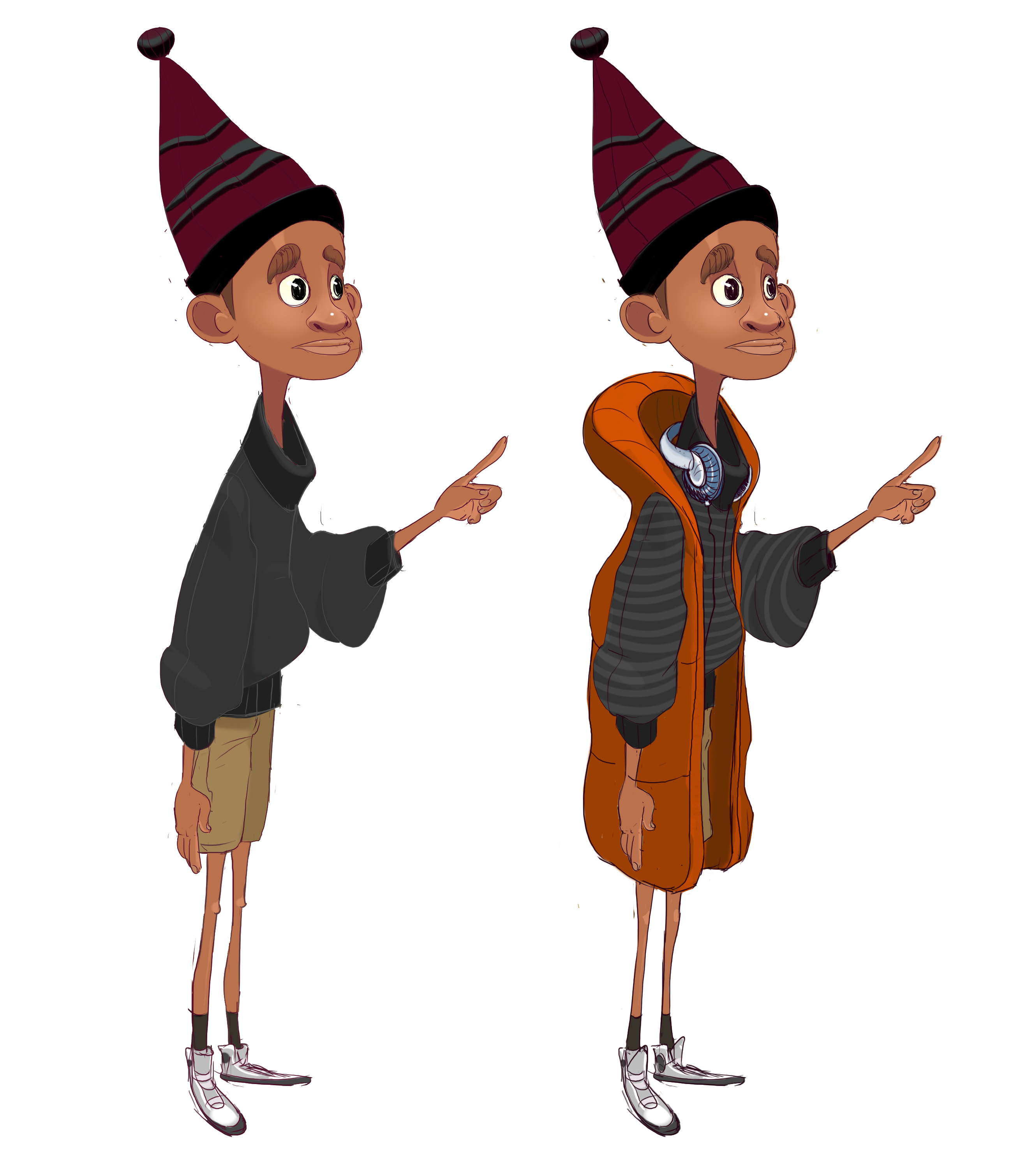 Character Design -Animation - Urban boy - 2D Animation Boy Character