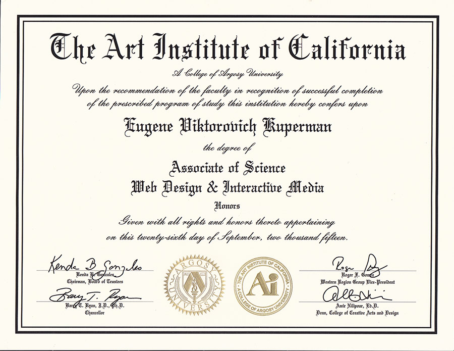 Awards & Degrees