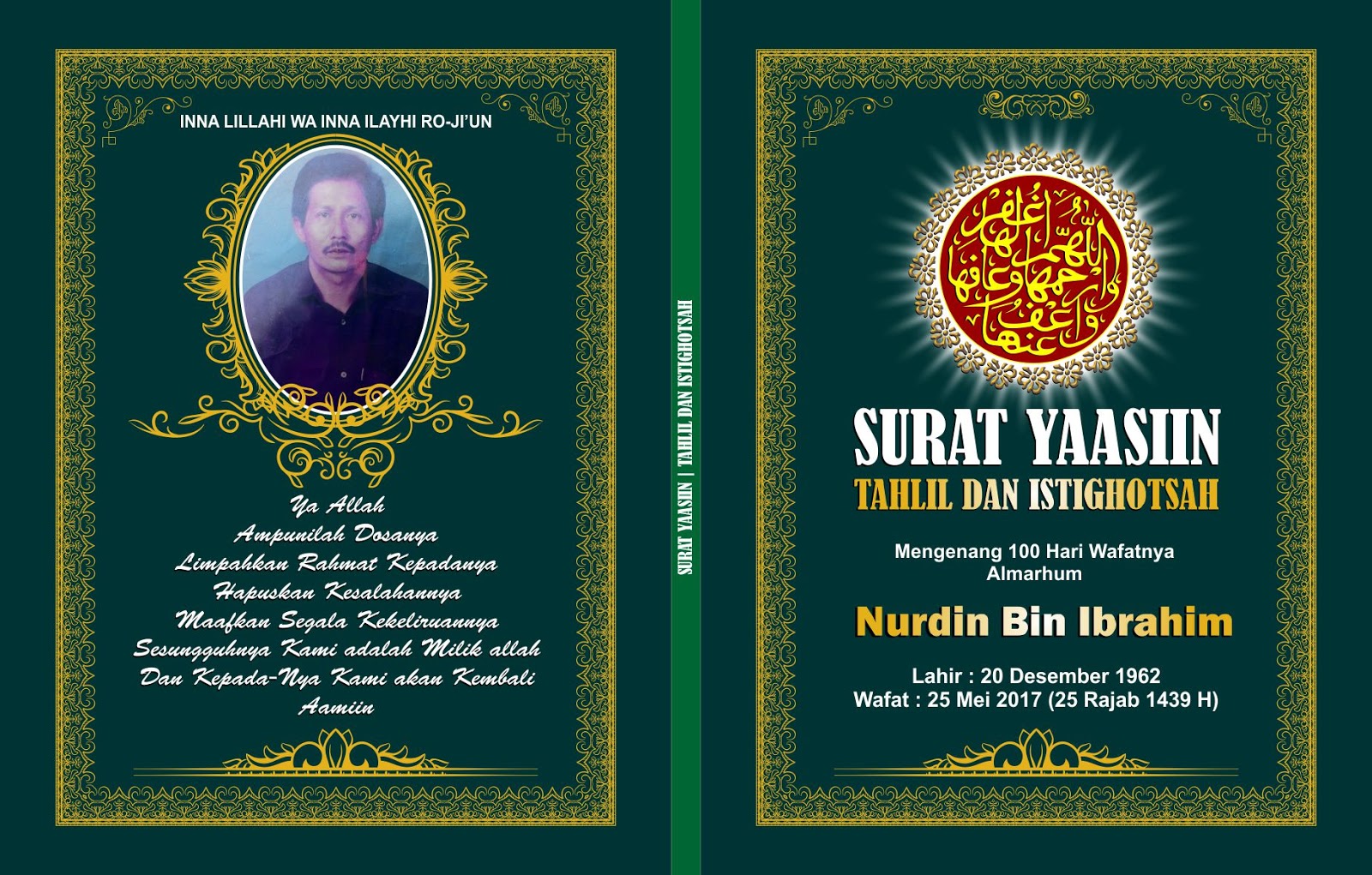 Cover Buku Yasin Png – Amat