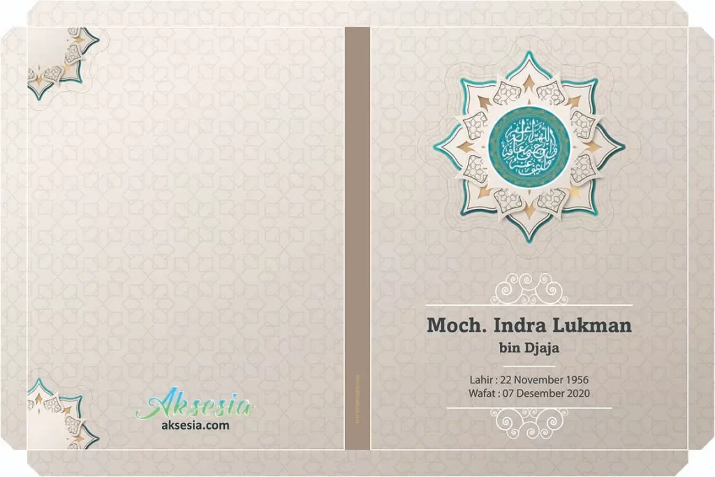 Download Template Contoh Cover Buku Yasin Dan Tahlil Kosong