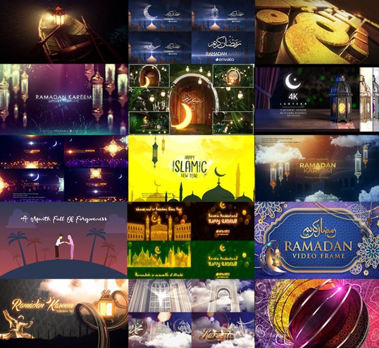 50+ Free Ramadan Kareem After Effects Template #50freeramadan #