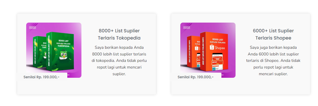 Kelas Toko Online Store Belajar